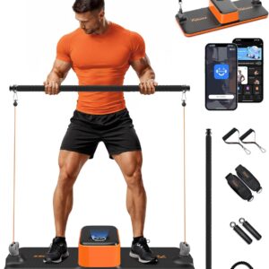 Smart Portable Home Gym Strength Training Workout Cable Machine, All in one Gym,Functional Full Body Fitness Equipment, 220LBS Resistance,Compact for Travel,Small Space & Home Exercise