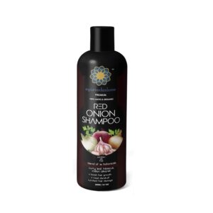 AYURVEDASHREE Red Onion Hair Growth & Hair Fall Control Shampoo – With Curry Leaf, Hibiscus, Indian Alanket, Blend of 14 Botanicals 200ML – SLS and Paraben Free – 100% Safe & Premium- All Hair Type