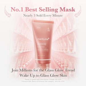 medicube Wrapping Mask Collagen Overnight Peel Off Facial Mask | Elasticity & Hydration Care, Reduces Sagging & Dullness | Hydrolyzed Collagen For Glowing Skin | Korean Skin Care, 2.53 fl.oz