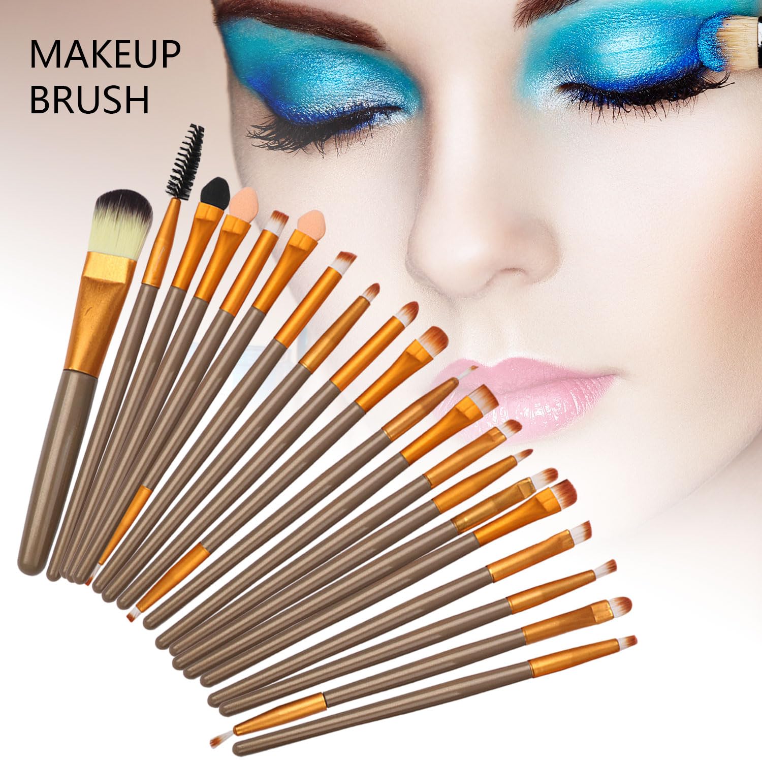 MTDXILTAI All in One Makeup Kit for Makeup storage bag 2X14 Colors Eyeshadow Palette Liquid Foundation Eyeliner Pencils Contouring Stick Lip Gloss 20Pcs Make up Brushes For Women Girls Teens (Black) - Image 3