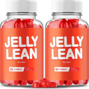 (2 Pack) Jelly Lean Gummies, JellyLean Gummys Loss Support Formula, Premium All-Natural Ingredients Advanced Maximum Strength for Overall Health & Wellness Supplement Vitamins Gummy s Gomitas (120 ct)