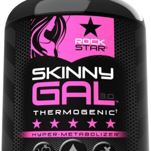 Weight Loss Pills for Women – Rockstar Skinny Gal Thermogenic Fat Burner, Fast-Acting Appetite Suppressant & Metabolism Booster, Max Strength, Keto Friendly