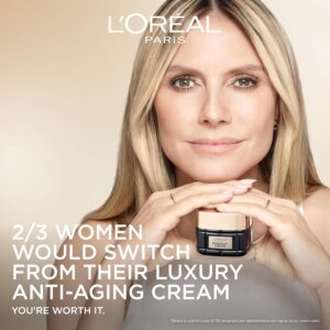 L’Oreal Paris Age Perfect Anti-Aging Midnight Cream, Face Moisturizer to Reduce Wrinkles and Firm Skin, 1.7oz + Serum Sample