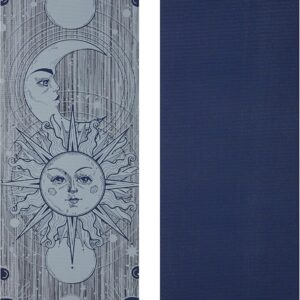 Gaiam Yoga Mat – Premium 6mm Print Reversible Extra Thick Non Slip Exercise & Fitness Mat for All Types of Yoga, Pilates & Floor Workouts (68″ x 24″ x 6mm Thick)