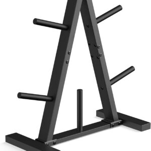 Weight Plate Rack, Weight Tree, Home Gym Storage Stand, Holds 300 lbs