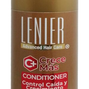 Lenier Conditioner Crece Más – Promotes Hair Growth & Control Fall | With Coconut Oil, Rosemary & Ginger | Nourishing & Hydrating | Sulfate-Free, Salt-Free, Paraben-Free 17 oz