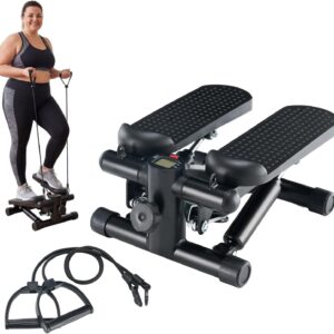 NEWBULIG Mini Stepper for Exercise at Home Stair Step Machine for Indoor Fitness Portable Home Gym Stepper for Full Body Workout 300lb Weight Capacity