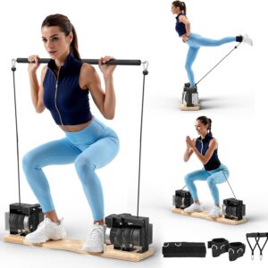 Home Gym Equipment – All-in-One Portable Workout Machine for Full-Body Strength Training, Compact Home Fitness System