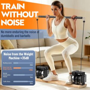 Home Gym Equipment – All-in-One Portable Workout Machine for Full-Body Strength Training, Compact Home Fitness System