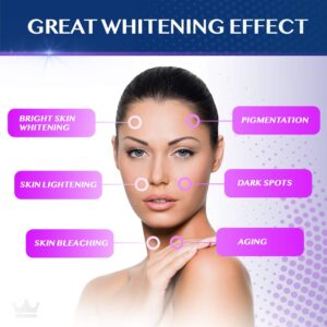 Glutathione Whitening Pills – 120 Capsules 2000mg Glutathione – Effective Skin Lightening Supplement – Dark Spots, Melasma & Acne Scar Remover, Hyperpigmentation Treatment – Anti-Aging Antioxidant