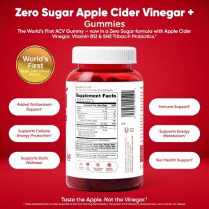 Goli Zero Sugar Trio – World’s First 3-in-1 Pre, Post, Probiotic, Apple Cider Vinegar with Vitamin B12 and Probiotics, Ashwagandha & L-Theanine, Vitamin D Gummies, 90 Count (3-Bottle Set)