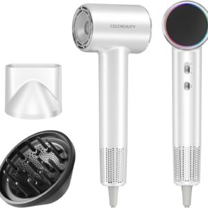 Hair Dryer with Diffuser for Curly Hair, 200M Ionic Blow Dryer