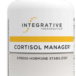 Integrative Therapeutics Cortisol Manager – Balance Cortisol & Support Relaxation for Restful Sleep* – Includes Ashwagandha & L-Theanine for Confidence with Less Stress* – 30 Tablets