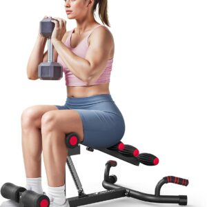 MERACH Deep Squat Machine for Women, Adjustable Glutes Trainer Machine, Core & Leg Exercise, Push Up Board Workout Equipment at Home Gym