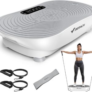 Merach V33 Pro Vibration Plate Exercise Machine with Touchscreen, 99 Speeds