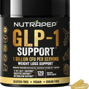 NutraPep GLP-1 Support Probiotic Weight Loss Supplement | GLP1 Support with Berberine for Fat Burn