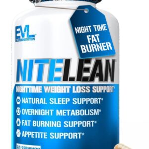 Night Time Fat Burner for Weight Loss Support – Belly Fat Burner for Men & Women with Green Tea and White Kidney Bean Extract – Nighttime Metabolism Booster & Sleep Optimizer to Help Stubborn Fat Loss