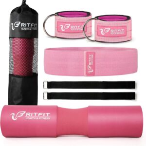 RitFit 7PCS Barbell Squat Pad Set, Hip Thrust & Lunges