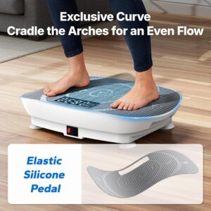 Merach CV30 Curved Vibration Plate Exercise Machine for Lymphatic Drainage