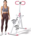 Stair Stepper for Home, Folding Vertical Stair Stepper Machine for Full Body Workout, Portable Stepper Exercise Machine with Handlebar & Digital Monitor, Fitness Equipment