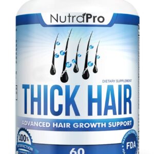 Thick Hair Growth Vitamins– Hair Growth Pills With DHT Blocker Stimulates Faster Growth for Weak, Thinning Hair–Biotin Hair Supplements with Keratin & Collagen Helps Men&Women Grow Perfect Hair.