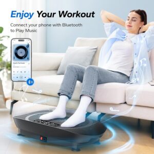 MERACH CV30 Pro Curved Vibration Plate Exercise Machine, Powerful & Quiet