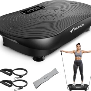 Merach V33 Pro Vibration Plate Exercise Machine with Touchscreen, 99 Speeds