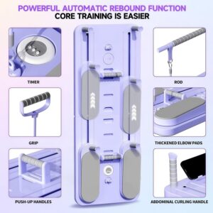 Pilates Board-Pilates Reformer Board,Multi-Purpose Portable Pilates Reformer Machine Home Pilates Kit for Home Workout,Fitness, Exercise,Abs,Core Equipment