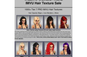 IMVU Hair Texture Sale
